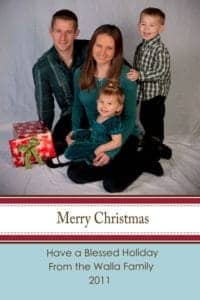 Walla Family 2013 Christmas