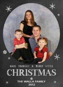 Walla Family 2012 Christmas Card