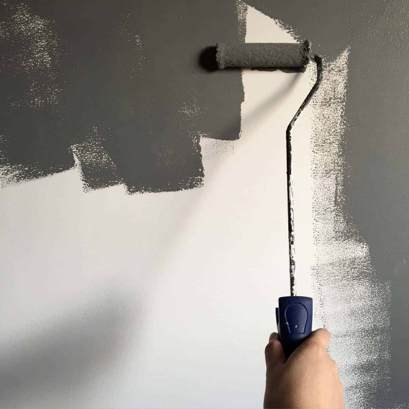 gray interior walls