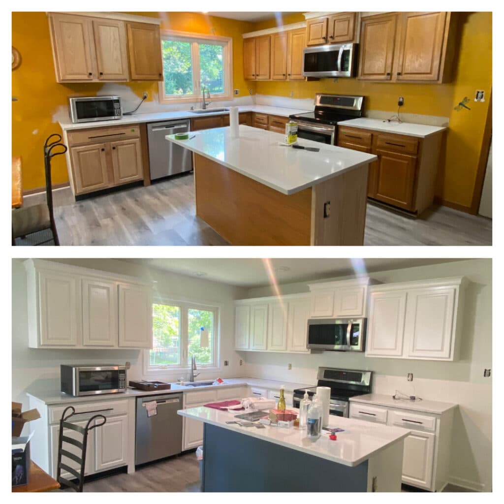 Austera bathroom and kitchen repainting