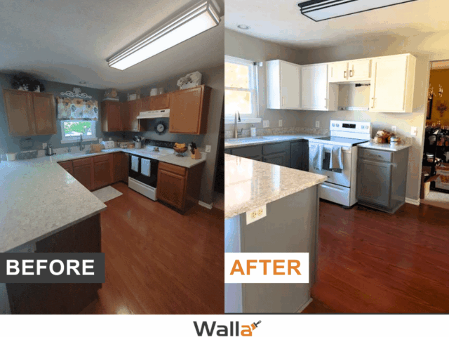 Carmel, IN kitchen cabinet painting companies for homes.