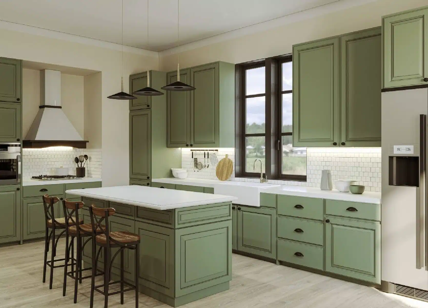 cabinet painting in lawrence, in